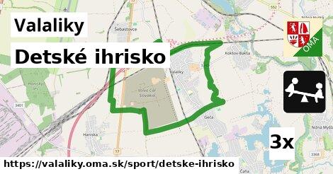 Detské ihrisko, Valaliky