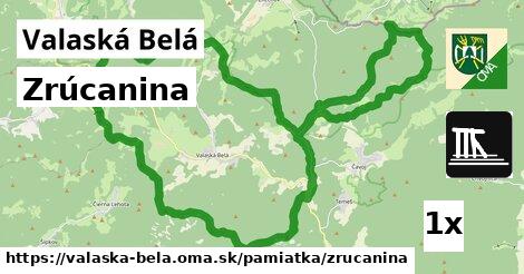 zrúcanina v Valaská Belá