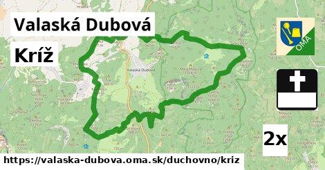 Kríž, Valaská Dubová