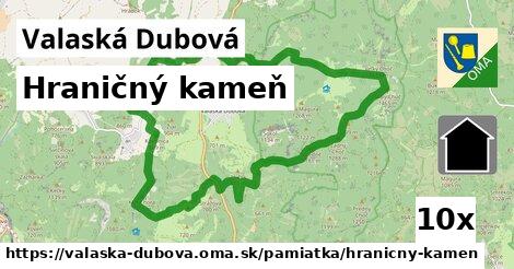 Hraničný kameň, Valaská Dubová