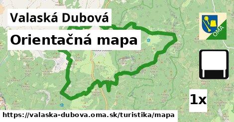 Orientačná mapa, Valaská Dubová