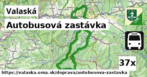 Autobusová zastávka, Valaská