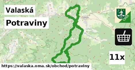 Potraviny, Valaská