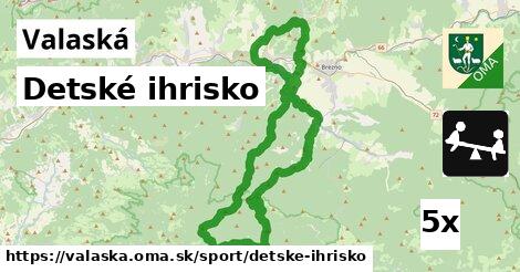 Detské ihrisko, Valaská