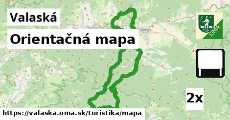 Orientačná mapa, Valaská