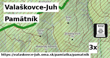 pamätník v Valaškovce-Juh