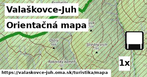 orientačná mapa v Valaškovce-Juh