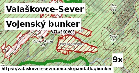 Vojenský bunker, Valaškovce-Sever