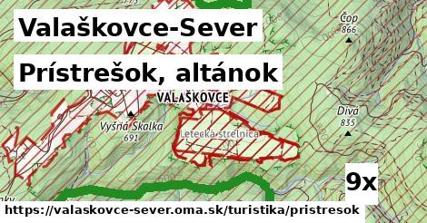 Prístrešok, altánok, Valaškovce-Sever