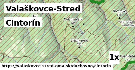 cintorín v Valaškovce-Stred