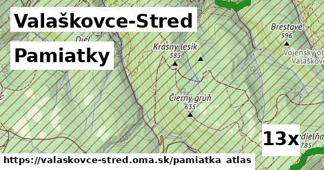 pamiatky v Valaškovce-Stred