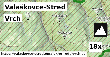 Vrch, Valaškovce-Stred