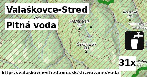 pitná voda v Valaškovce-Stred