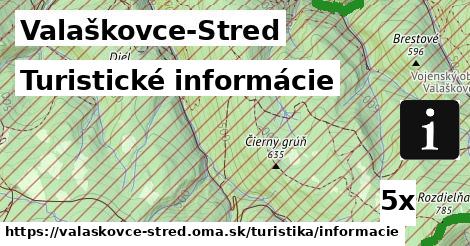 Turistické informácie, Valaškovce-Stred