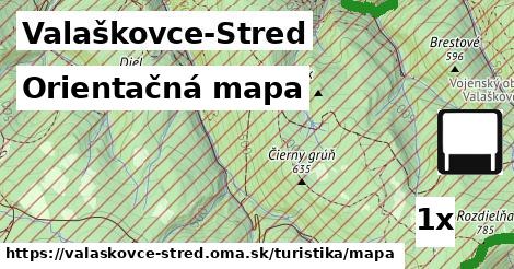 orientačná mapa v Valaškovce-Stred