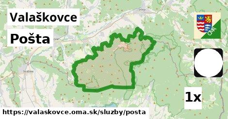 Pošta, Valaškovce