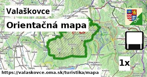 Orientačná mapa, Valaškovce