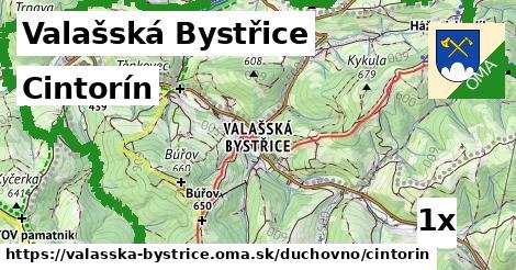 Cintorín, Valašská Bystřice