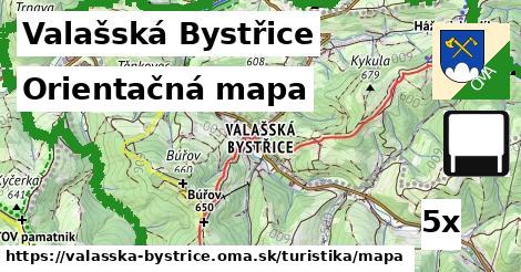 Orientačná mapa, Valašská Bystřice