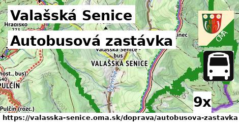 Autobusová zastávka, Valašská Senice