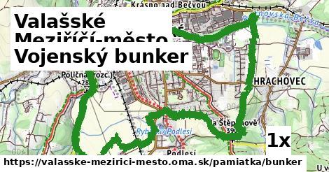 vojenský bunker v Valašské Meziříčí-město