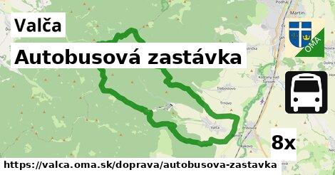 Autobusová zastávka, Valča