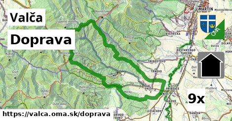 doprava v Valča