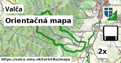 Orientačná mapa, Valča