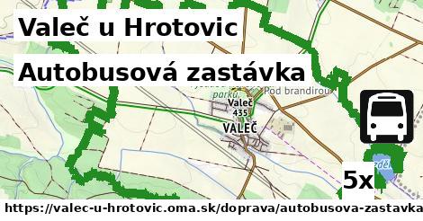 Autobusová zastávka, Valeč u Hrotovic