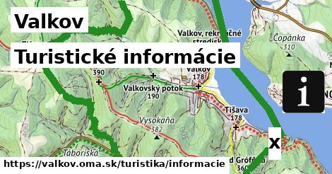 Turistické informácie, Valkov