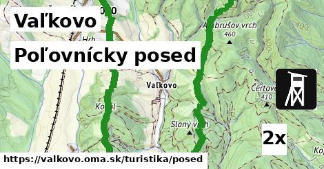 Poľovnícky posed, Vaľkovo