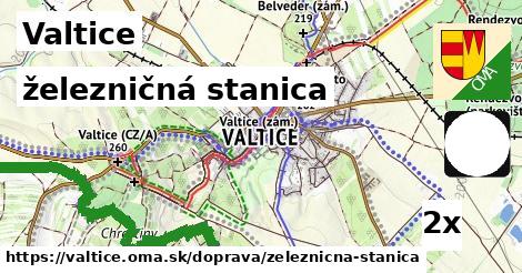 železničná stanica, Valtice