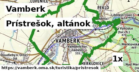 Prístrešok, altánok, Vamberk