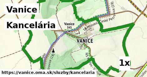 Kancelária, Vanice