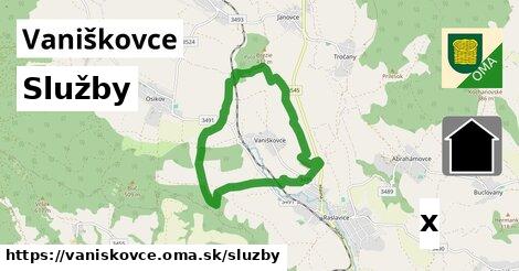 služby v Vaniškovce