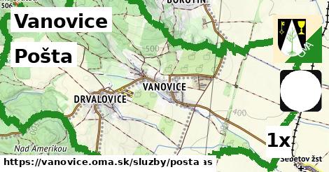 Pošta, Vanovice