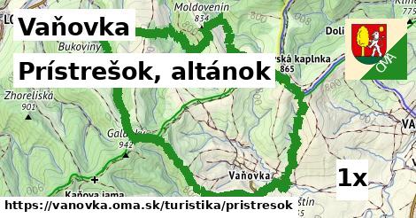 Prístrešok, altánok, Vaňovka