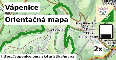 Orientačná mapa, Vápenice