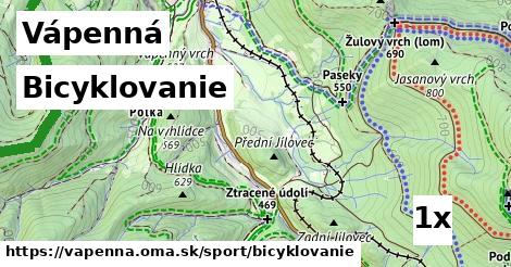 Bicyklovanie, Vápenná