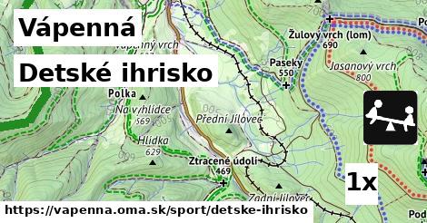 Detské ihrisko, Vápenná