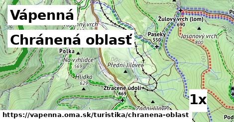 Chránená oblasť, Vápenná