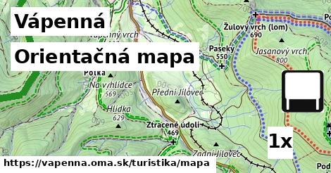 Orientačná mapa, Vápenná