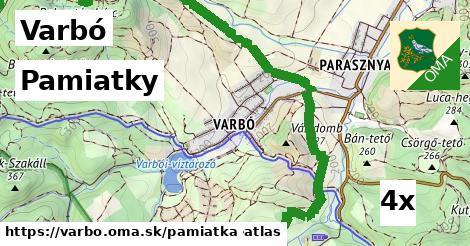 pamiatky v Varbó