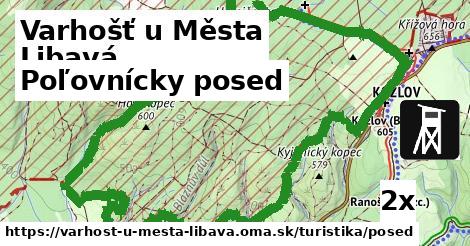 Poľovnícky posed, Varhošť u Města Libavá