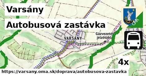 Autobusová zastávka, Varsány