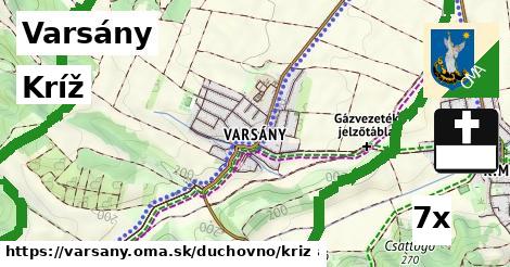 Kríž, Varsány