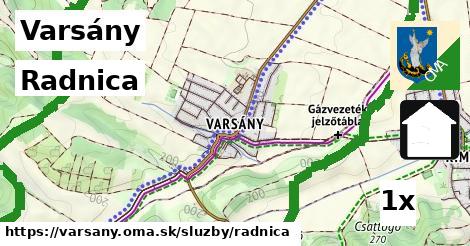 Radnica, Varsány