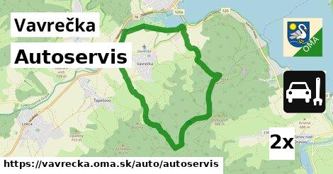 Autoservis, Vavrečka