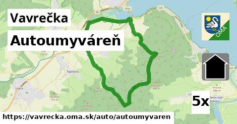 Autoumyváreň, Vavrečka