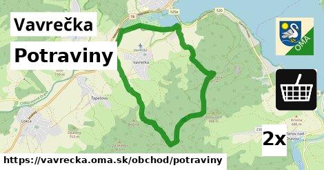 Potraviny, Vavrečka